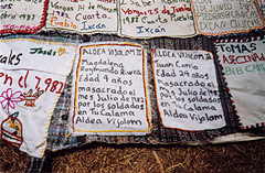 "Disappeared" carried on a march that commemorated the Day of the Victims, in February 2004.