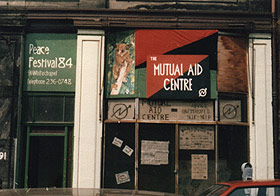 The first Mutual Aid Centre on Whitechapel