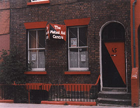 The second Mutual Aid Centre at 45 Seel Street