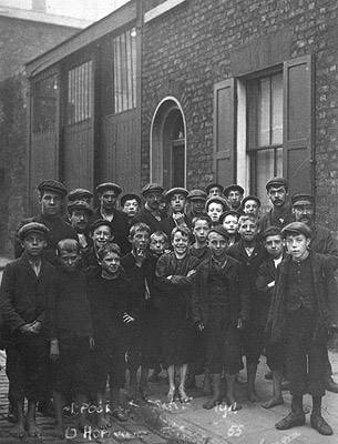 House of John Sutcliffe, a carter of Hopwood St, killed by a stray bullet