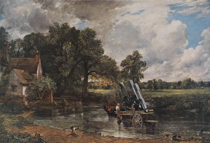Peter Kennard - Haywain with Cruise missiles