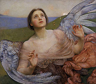 'The sense of sight' by Annie Louisa Swynnerton